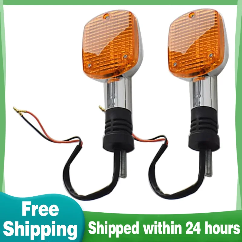 

33400-MB1-406 Front Pair turn signal indicators for Honda V45 Magna VF750C VF700C with stem For CA250 VF250 VF750 Rebel CMX400