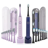 Sonic Electric Toothbrush Smart Ultrasonic Dental Teeth Whitening Rechargeable Adult Tooth Brush Sarmocare S100 With8 Brush Head