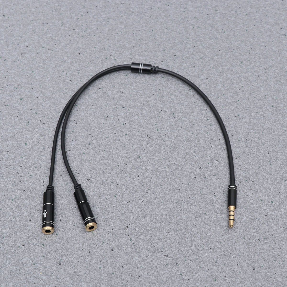 

1 to 2 3.5mm Headset Splitter Cable for Audio and Mic Splitter Adapter Gold Plated Connectors Compatible with Android
