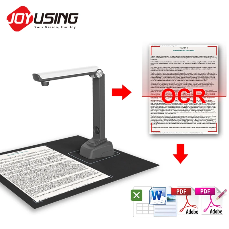 Camera Document Scanner for Teacher  Portable Book Scanner Capture Size A3 5MP Photo Scanner Professional  High Definition