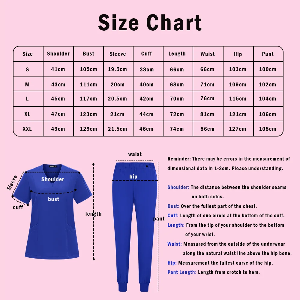 Uniformes médicos de alta calidad para mujer, conjunto de ropa de trabajo para SPA de belleza, uniforme Unisex para enfermera, clínica de odontología, Top y pantalones para hombre