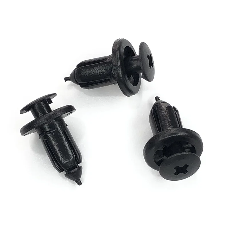 

50 шт., зажимы для подкладки крыльев, пластиковые заклепки для Toyota Lexus, бампер, дверная обшивка, фиксатор, крепежные зажимы