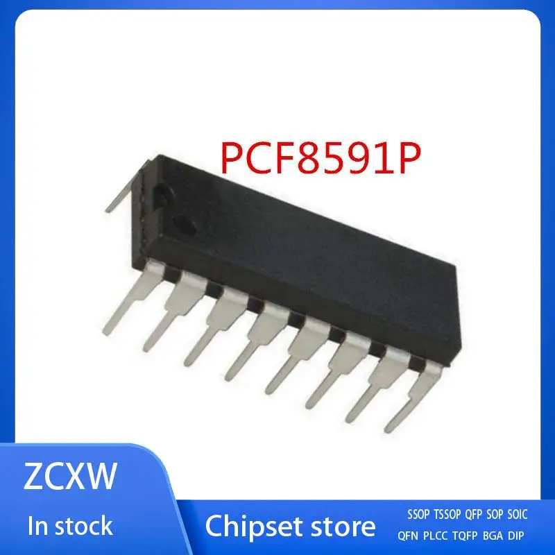 New   2Pcs/Lot    PCF8591P   PCF8591   DIP-16