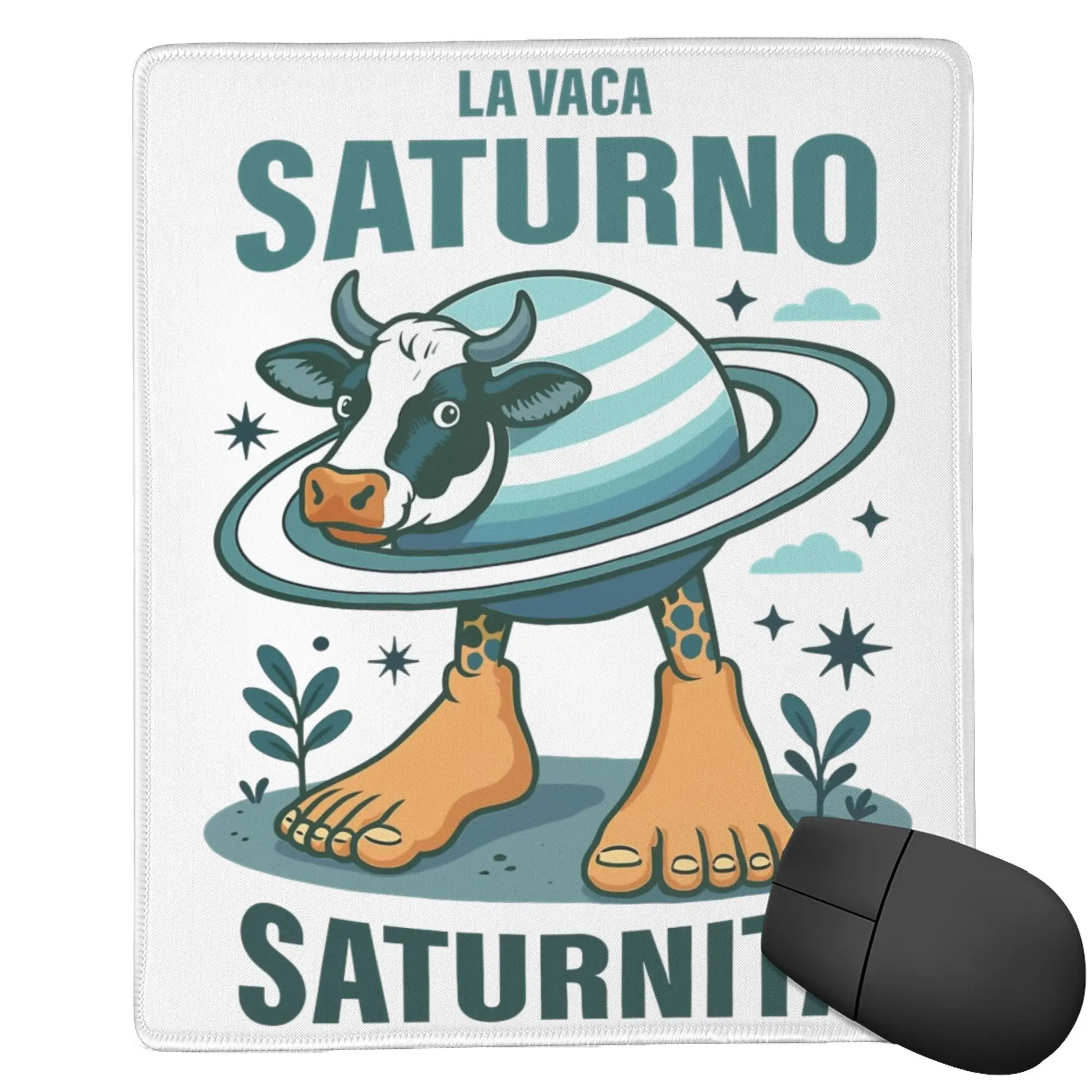 

,La Vaca Saturno Saturnita Italian Brainrot Keyboard Table Mats Mousepad Laptop Printing Gamer Mouse pad