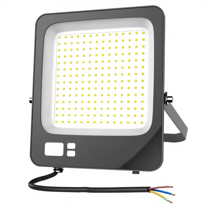 LED Flood Light for Commercial Outdoor Warehouse IP66 Waterproof COB Aluminum Reflector Fixture 220V-240V 50W-200W