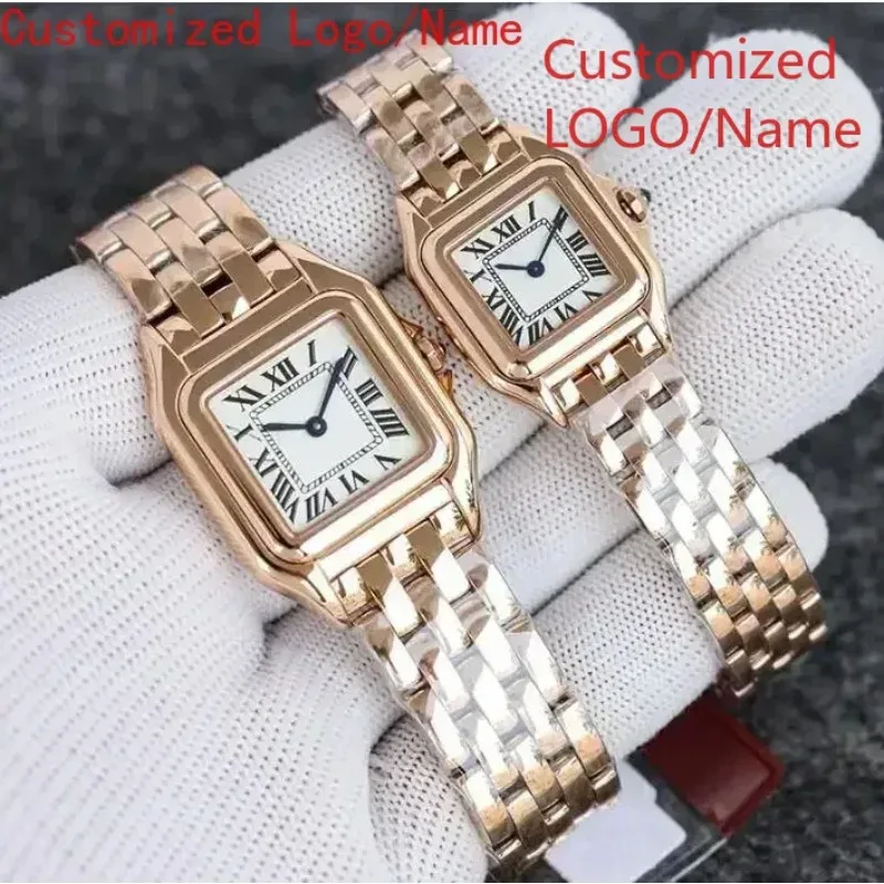 Mulheres senhora menina relógio de quartzo ouro prata aço inoxidável braclet feminino senhoras relógios diamantes safira personalizado