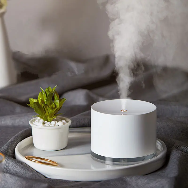 780ml Wireless Portable Humidifier with LED Light USB Rechargeable 2000mAh Battery Ultrasonic Cool Mist Maker Air Humidifier