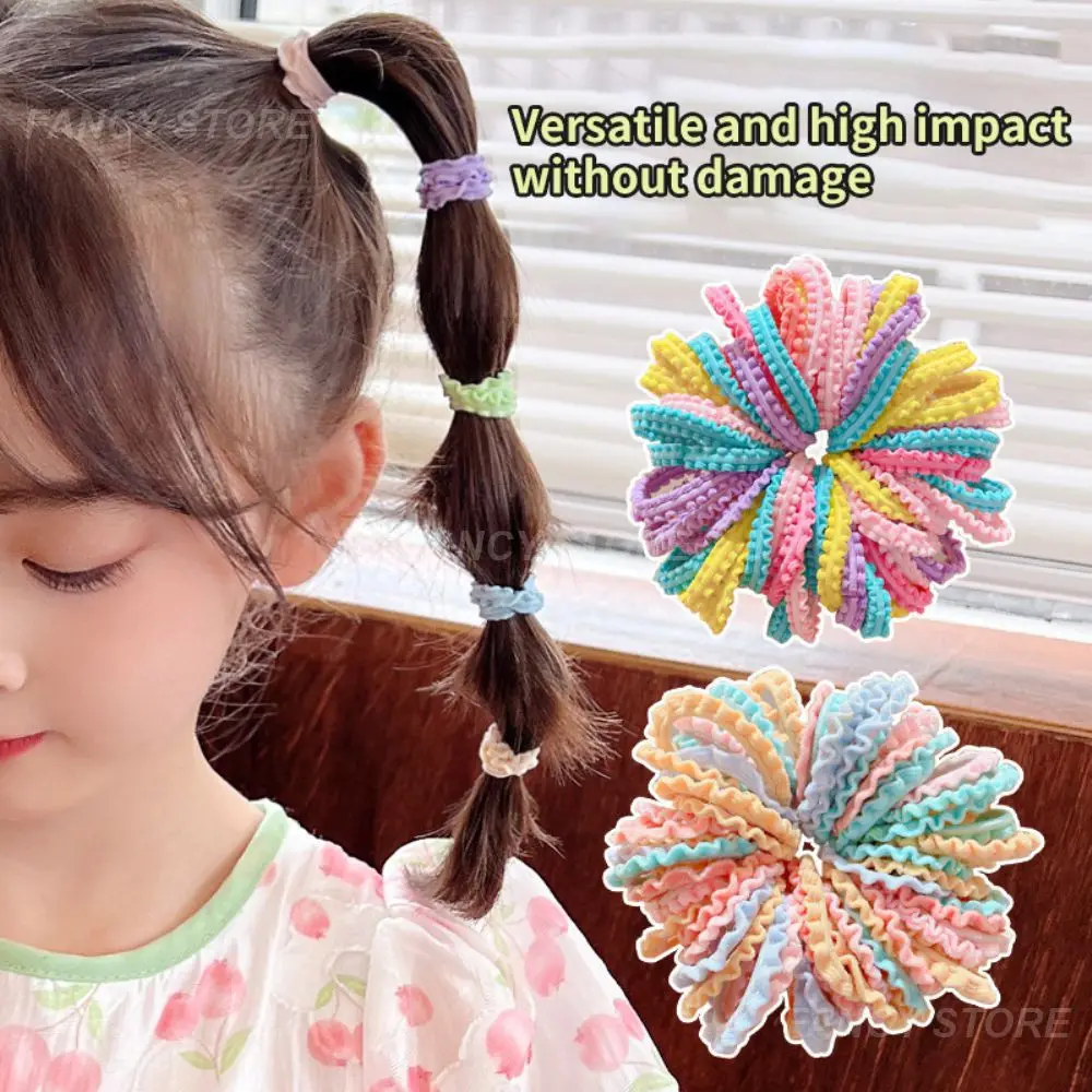 1~4PCS Hair Accessory Seamless Headband 100 Pieces/set Of Childrens And Hair Bands Tie A Hair Loop Hair Ropes/rubber Bands