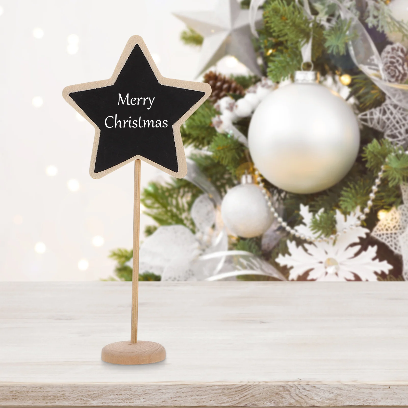 10pcs Small Chalkboard Decorations Mini Wooden Chalkboards For Garden Flowerpot Topper Party Message Board Home Decoration