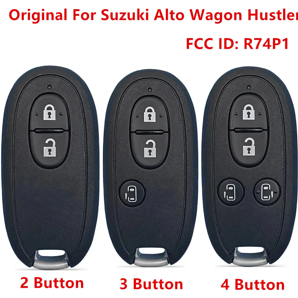 

Оригинальный смарт-ключ Keyecu для Suzuki Alto Wagon Hustler с чипом PCF7953 HITAG 3 ID47, 315 МГц, для российского рынка, FCC ID: R74P1