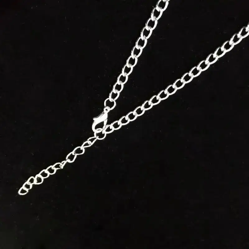 1 x Tibetan Silver Large Abstract Hindu OM AUM Symbol Yoga Buddhist Pendant Necklaces On Long Chain Lagenlook 34\