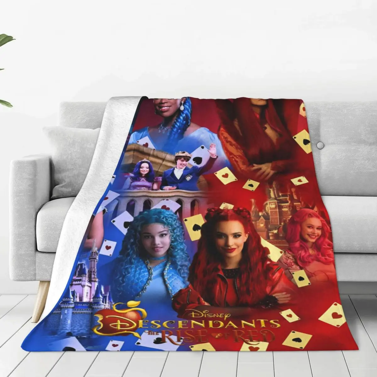 Healing Gifts Descendants 4 The Rise Of Red Things Throw Blankets Ultra Soft Fleece Throw Blanket