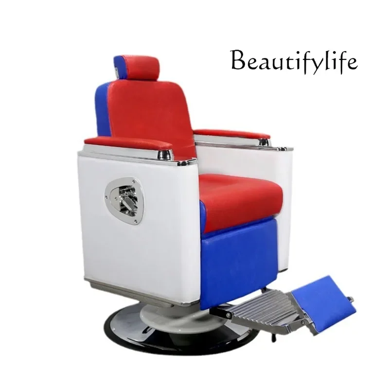 Hair chair barber shop special electric down hair chair rotating lift hair cutting stool