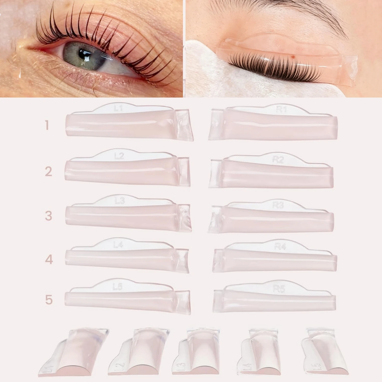 Eyelash Extension C Curl - Libeauty 5 Çift C Kıvrımlı Silikon