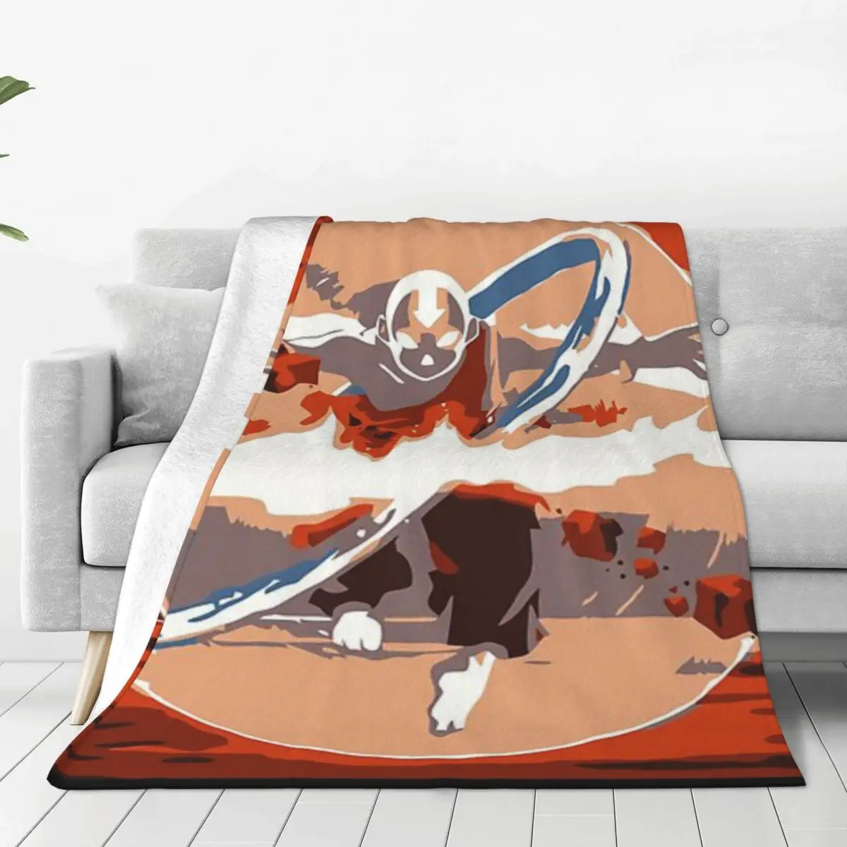 

Avatar State Blanket Flange Textile Decor Portable Super Soft Throw Blankets for Home Office Plush Thin Quilt