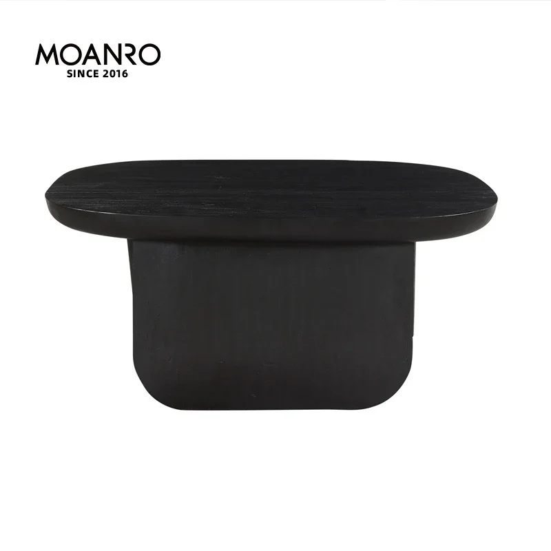 Solid wood coffee table side living room movable side table modern tea table design creative  small