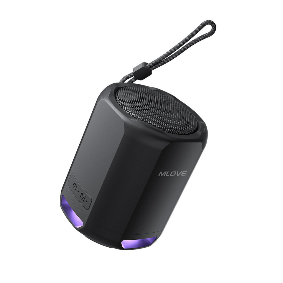  MLOVE P1 Portable Bluetooth Speaker, Bluetooth 5.3, RGB Lights, Compact High-Fidelity Sound, TWS Connectivity 