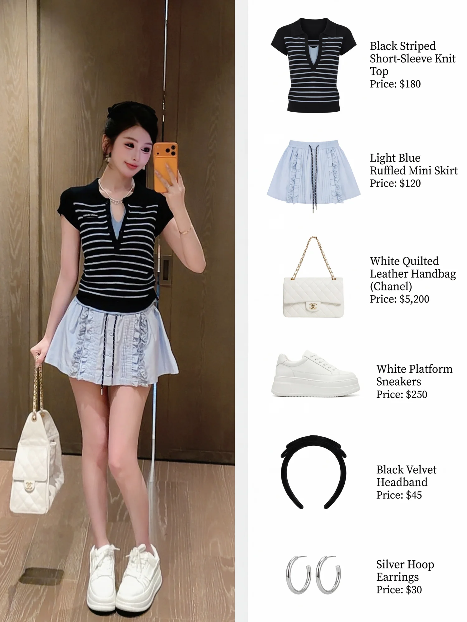 

Retro Polka Dot Stripe Knitted Neck Top Slim Fit Color Block Women's Summer Casual Wear Short Sleeve Regular Length