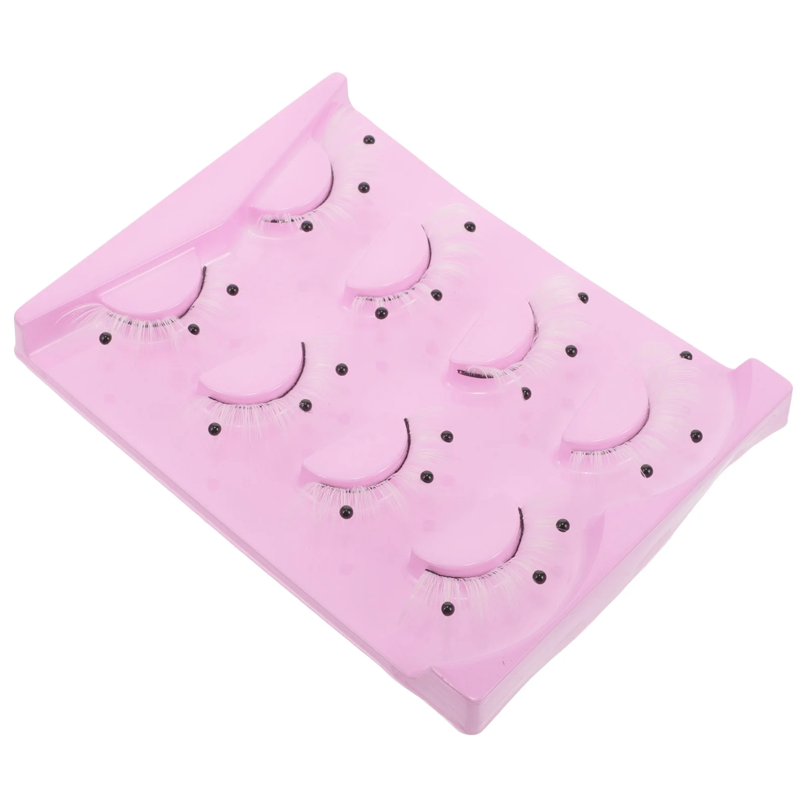 

4Pairs False Eyelashes Realistic Natural Festival Stage Makeup White Lash Extensions Fake Long Eyelashes