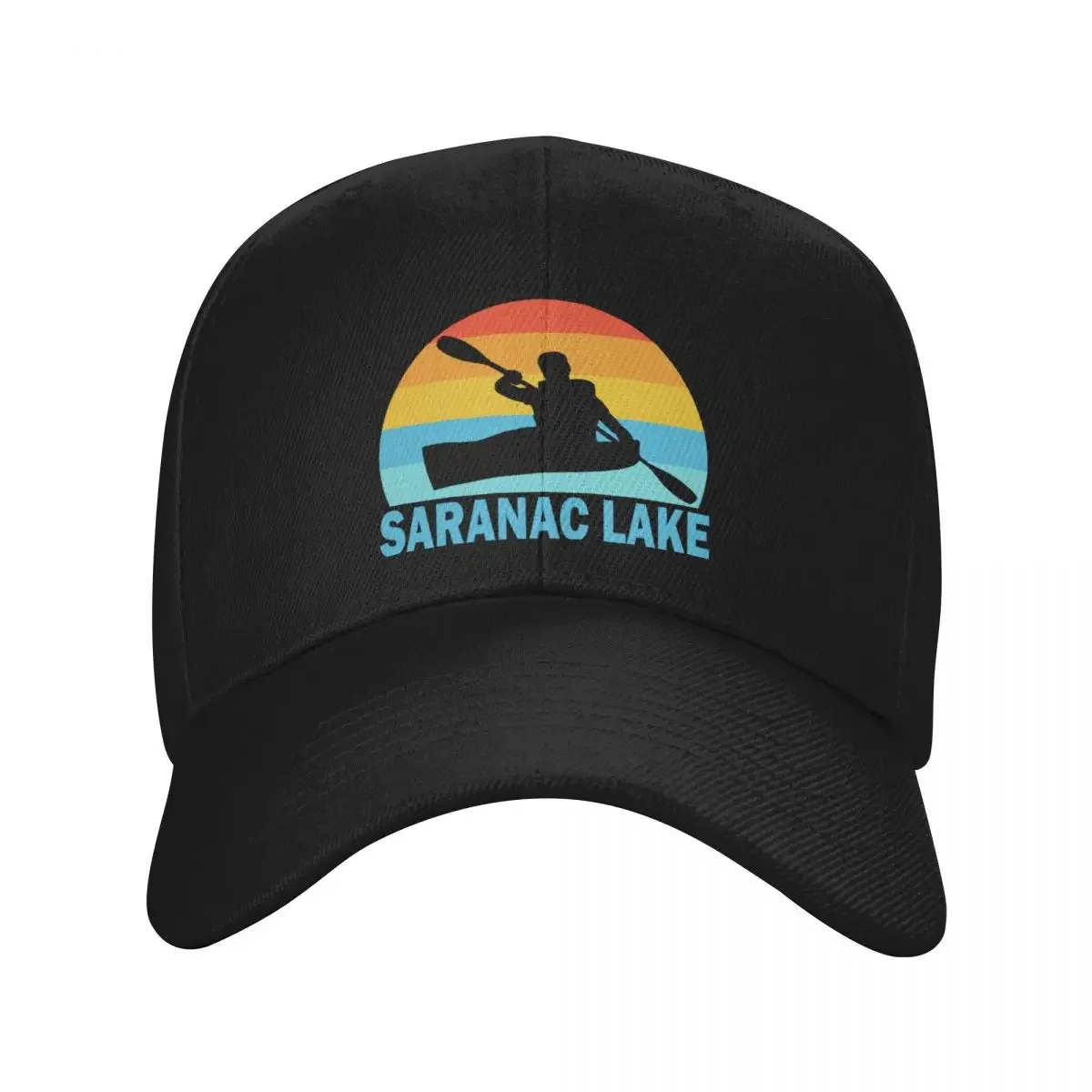 Saranac Lake New York Kayak Baseball Cap tactical cap Cosplay Sun Cap Fishing For Women Men's