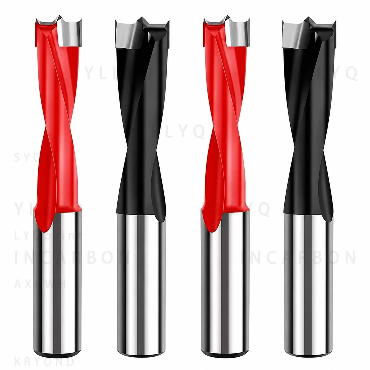 3-in-1 Tungsten Carbide Hinge Drill Bit 70mm Woodworking Router Bit Opener Left & Right Rotation for Wood Drilling Machine