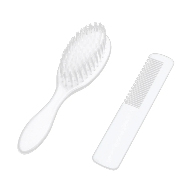 Baby Hair Brush & Comb Children Bath Brush Soft Bristles Cradle-Cap Brush