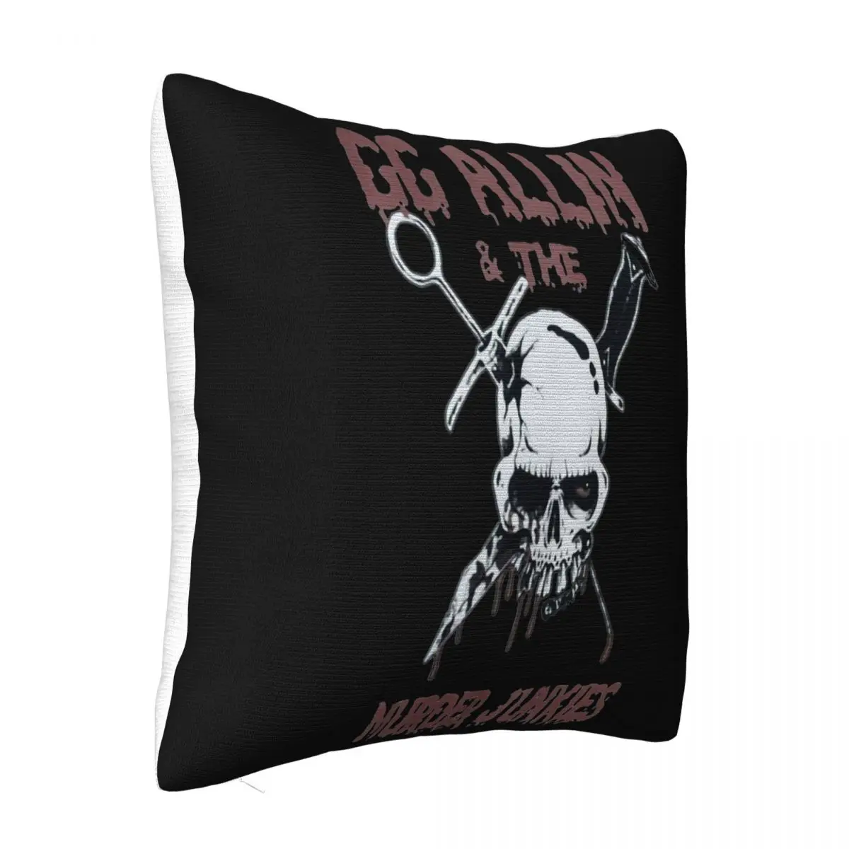 Gg Allin Murder Junkies Hardcore Punk Rock Outlaw Band Mens Interested Hip-Hop Slogan Pillow Case