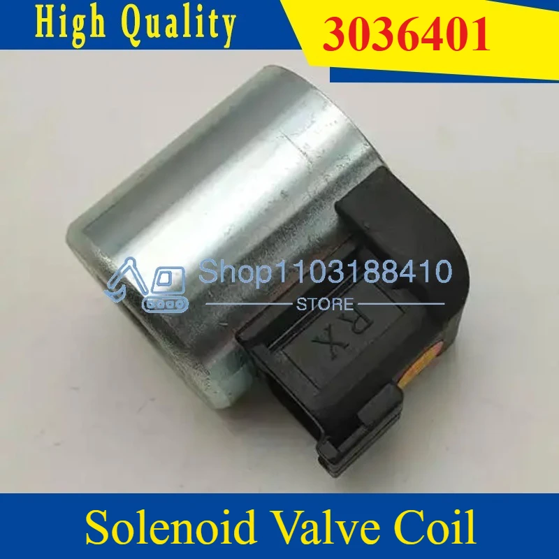 

3036401 12V 24V High Quality Solenoid Valve Coil for Hyundai R210-7 R225-7 R215-7 R220-7 Excavator