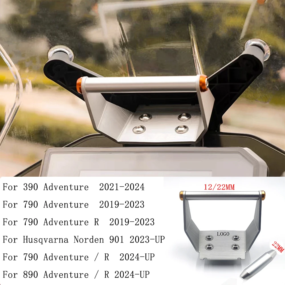 For 790Adv 890ADV 390 ADVENTURE R Norden 901 Mobile Phone GPS Plate Bracket Motorcycle Stand Holder Phone Navigation Bracket