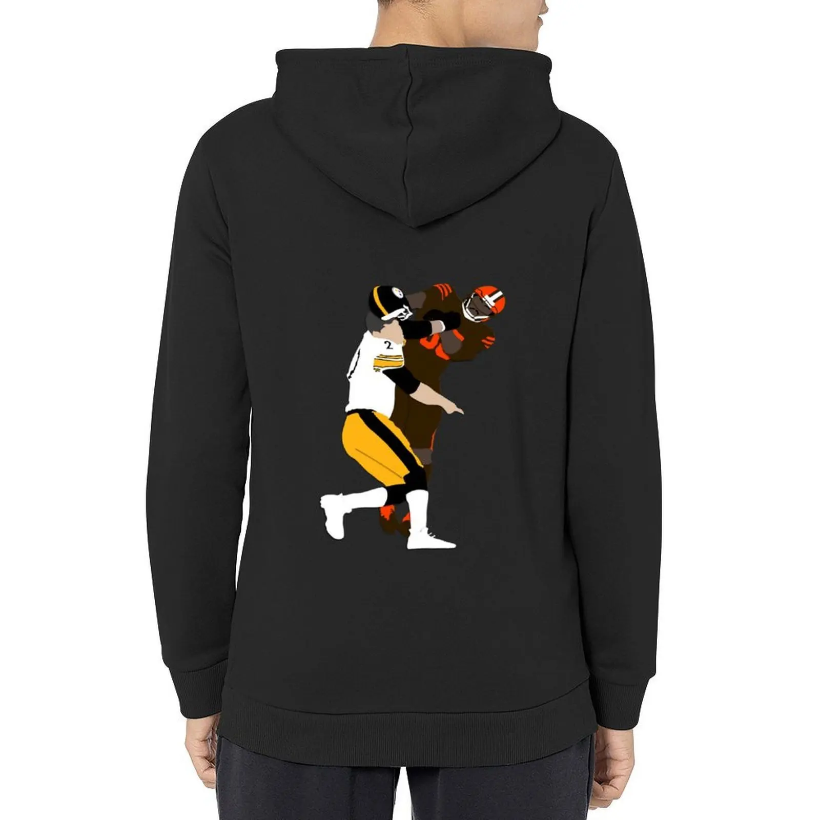 

Myles Garrett Helmet Hoodie anime clothing men's winter sweater autumn jacket men autumn tracksuit men