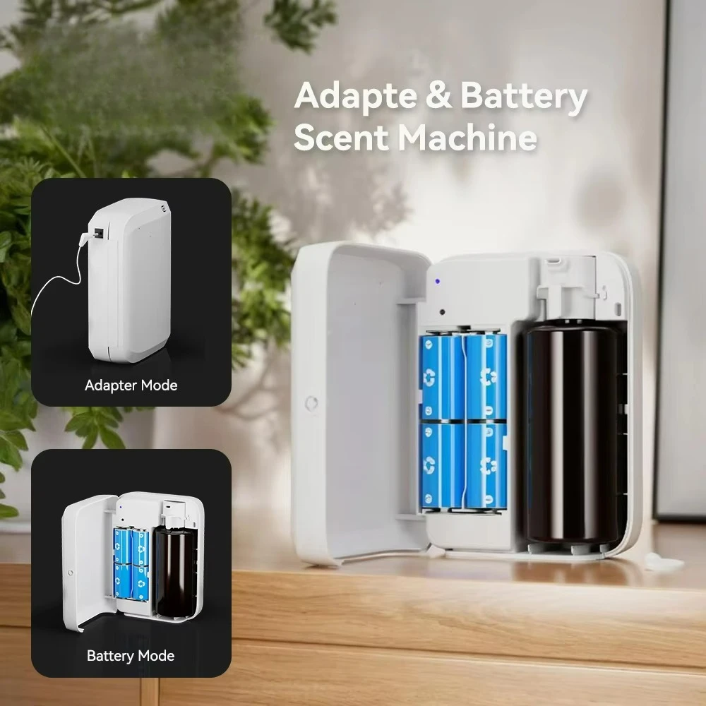 Factory Direct Rechargeable Battery Scent Machine Large Capacity Wall Mounted Aroma Diffuser