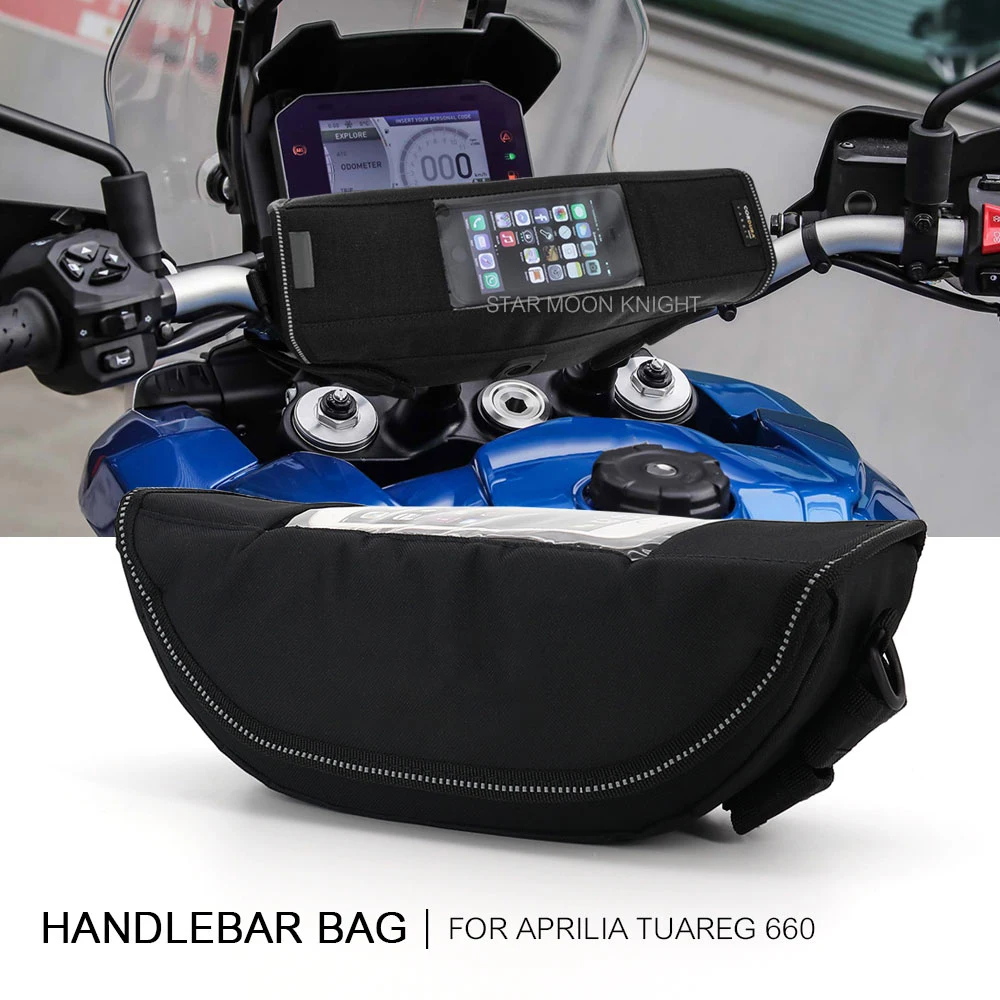 

Motorcycle Handlebar Waterproof Bag For Aprilia Tuareg 660 Tuareg660 High Quality Multi-Function Storage Travel Tool Bag