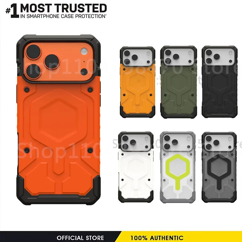 Odporne na wstrząsy etui magnetyczne Pathfinder do iPhone 18 17 Pro Max 16 15 14 13 17PRO IPhone17 Ua-g, kompatybilne z MagSafe, obudowa na telefon. — zdjęcie produktu 5