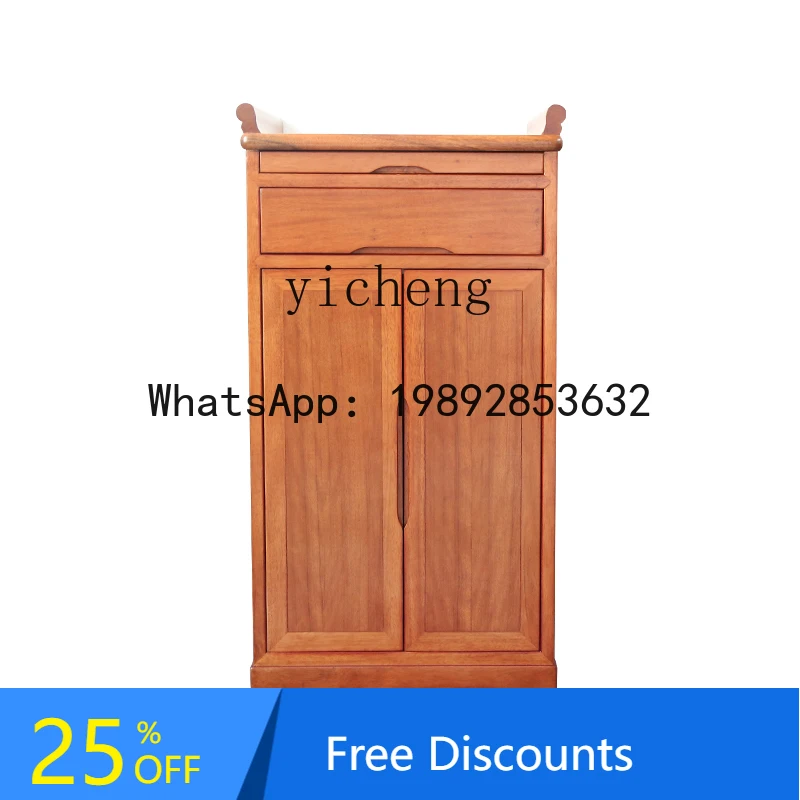 H2  solid wood desk, Xuanguantai pull cabinet, dedicated to the god of wealth, Guanyin, Buddhist niche, Buddhist cabinet