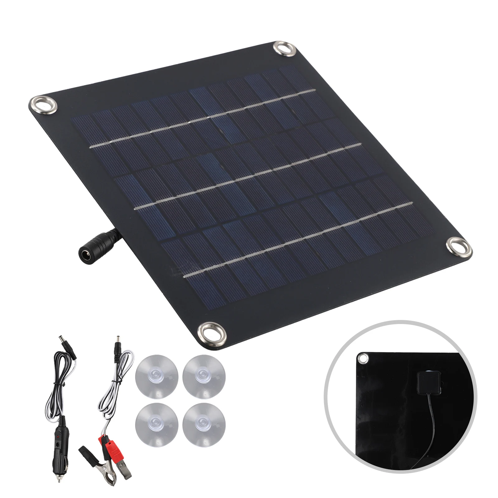 10W Solar Panel 12V Solar Cell With 60A Controller Solar Charge For Phone RV Car MP3 PAD Charger Outdoor Battery Supply