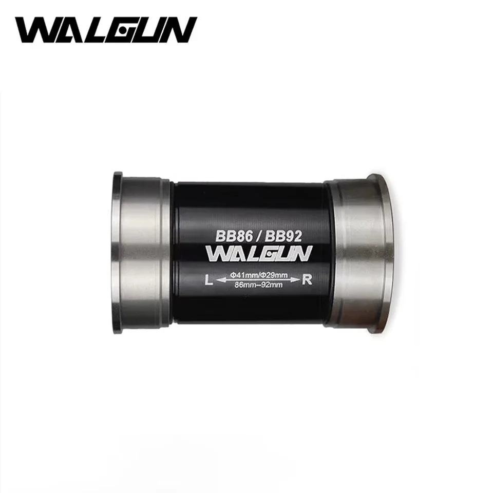 

WALGUN Bicycle Bottom Bracket BB86 BB92 Ceramic Bearing Bicycle Center Shaft PF41DUB for SRAM DUB Crankset Press Diameter 41mm