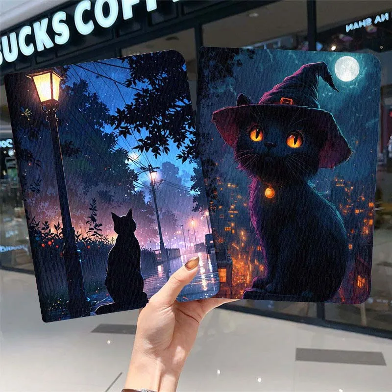 

Популярный светящийся чехол с изображением кошки для Samsung Galaxy Tab A7 A A8 A9 A11 S6 S11 10.1 10.4 10.5 дюймов Lite Plus, мягкий чехол для планшета