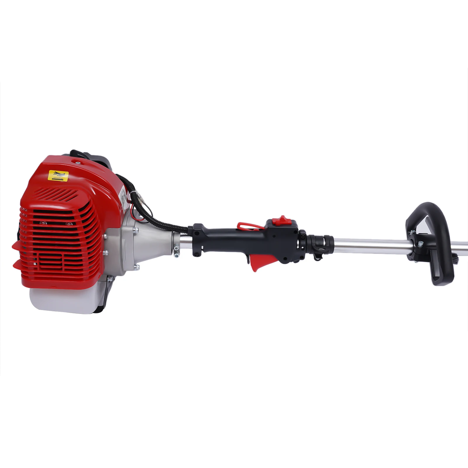 Spazzatrice a gas a 2 tempi da 2,3 HP 52 cc, scopa a spazzola a benzina portatile, per strumento di pulizia stradale del patio del prato del giardino del vialetto