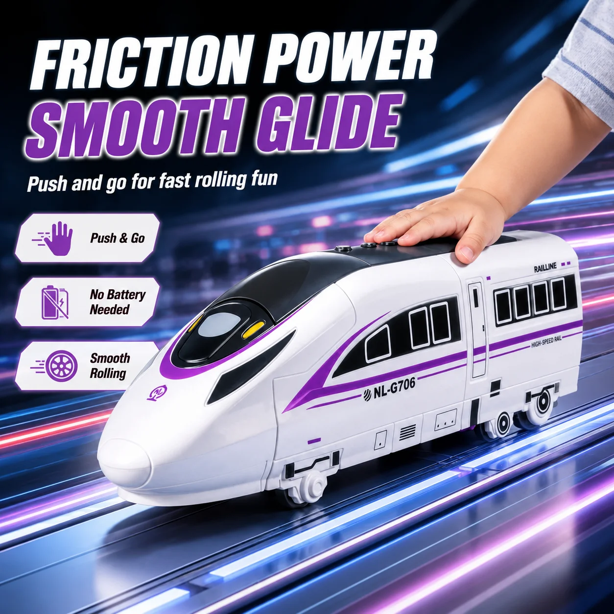 Jouet Mecha Train à Grande Vit - Kids Education Yes avis et prix