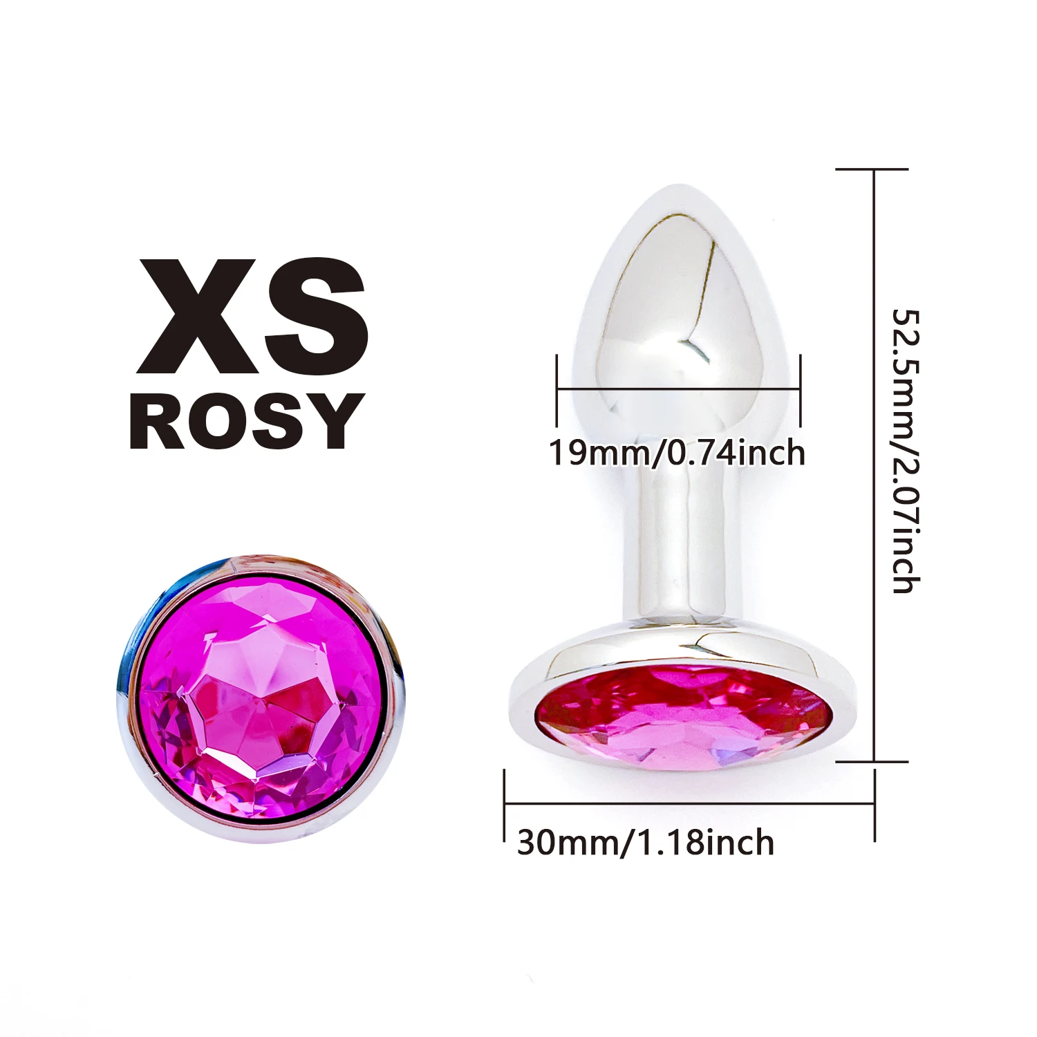 Metal Anal Plug For Women Men Couples Butt Plug Butt Toy Dildo Adult Game Masturbator Anal Diamond Sex Toy For Adult Products_voghion.com