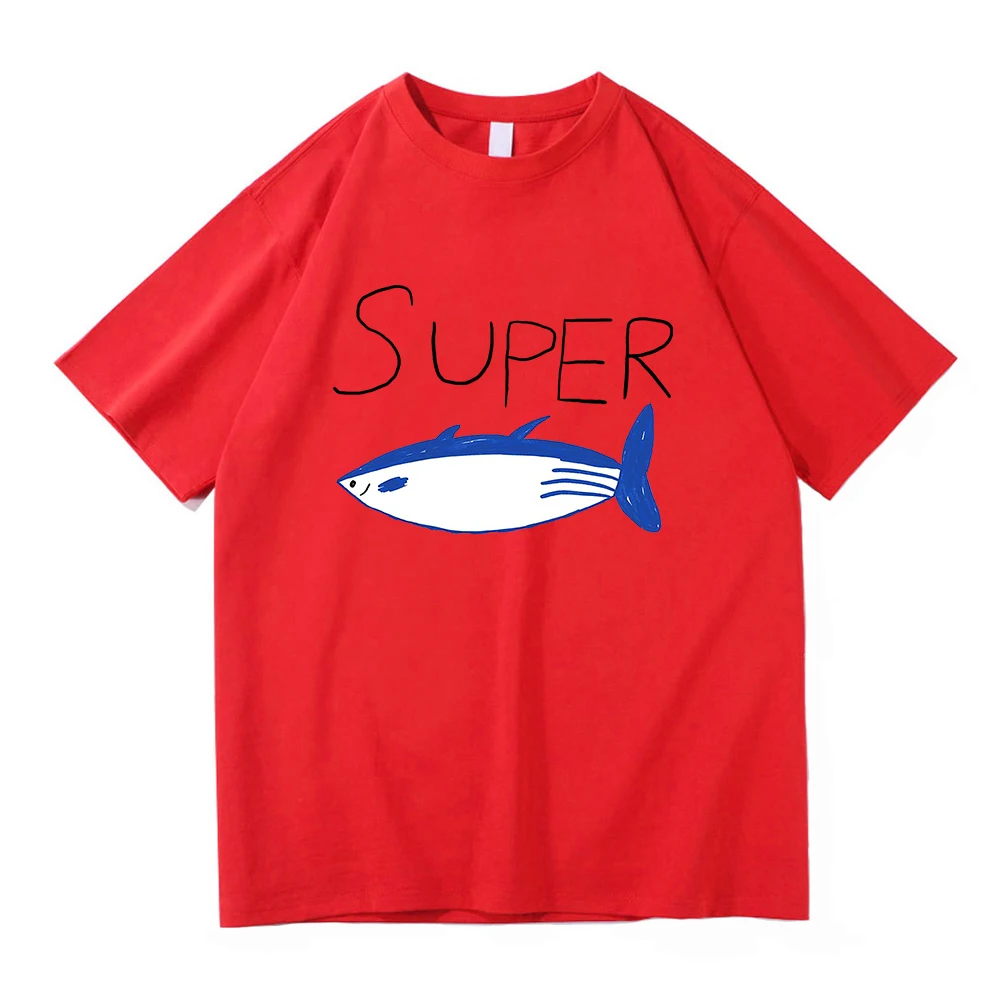 Jin Super Thunfisch T Shirt Kawaii Retro Mode Männer/frauen Kleidung Harajuku Hohe Qualität Tops Baumwolle Kleidung Tage geschenke T-shirts