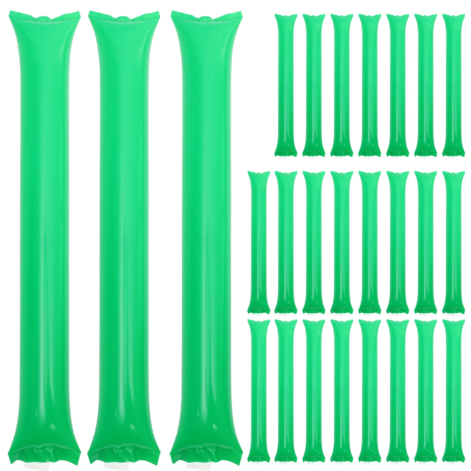

40 Pcs Inflatable Sticks Cheerleader Clappers Light Weight Reusable Sports Event Concert Favors Team