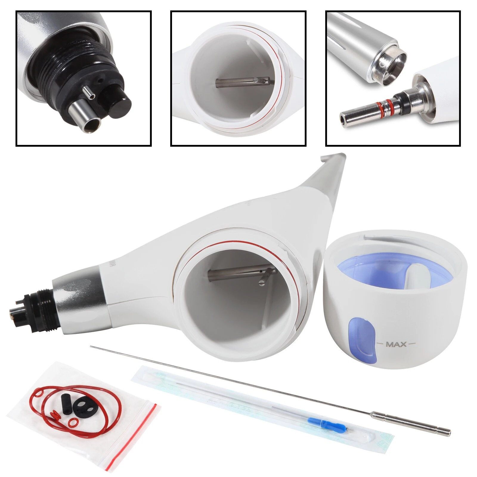 

2/4 hole Dental Air Polisher Sandblasting Machine PV-3 Teeth Oralhygiene Cleaning Abrasion Sandblasting Machine Air Prophy Unit