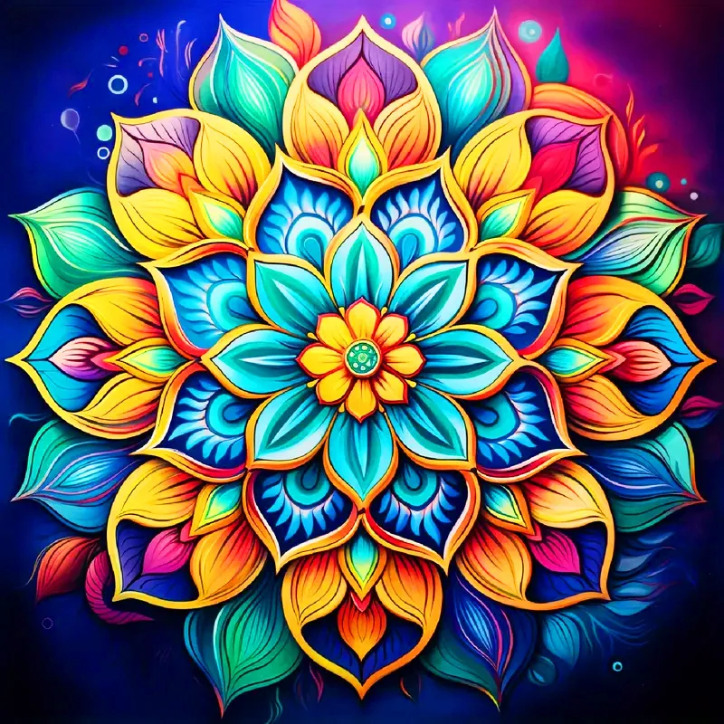 Huacan Diamond Painting Set Tai Chi Zonnebloem Full Vierkante Ronde Mozaïek Borduurwerk Yin Yang Landschap Home Decor