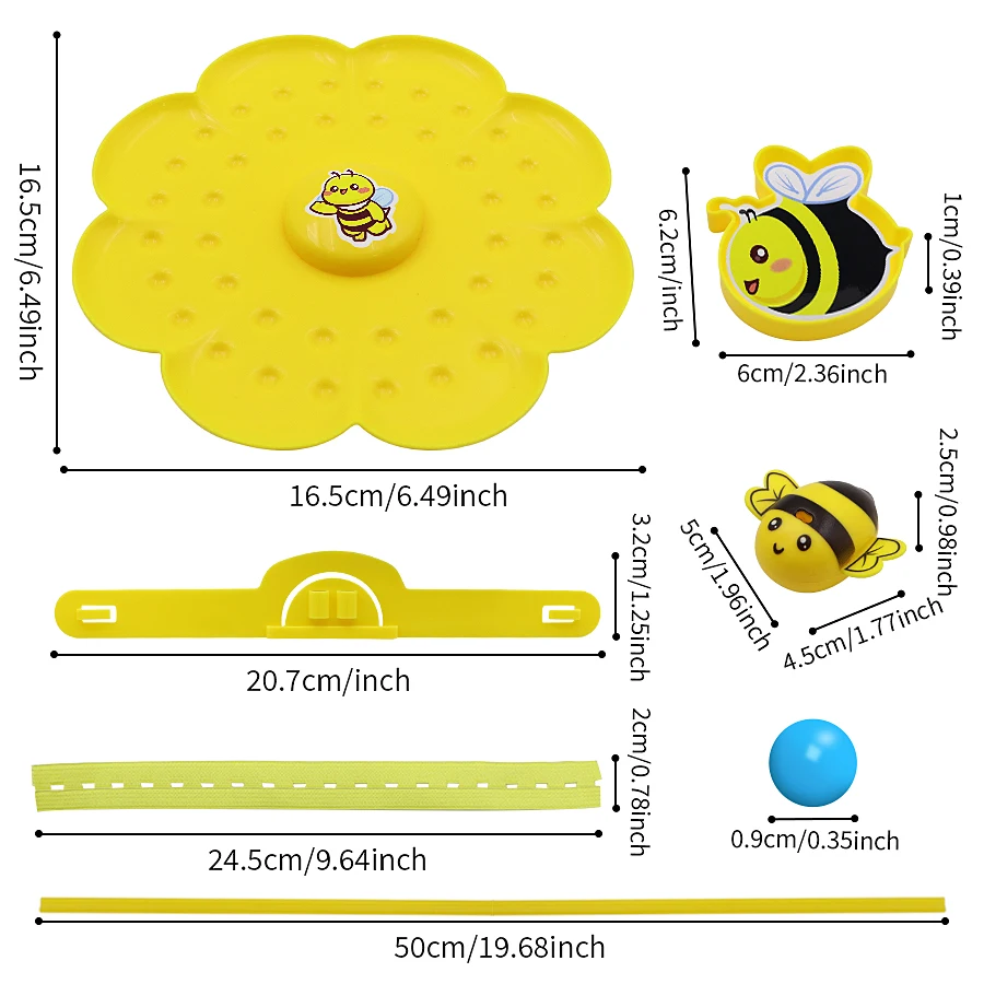 ของเล่นตกปลาแม่เหล็ก Little Bee Honey ตัวต่อเม็ดสี ฝึกการเรียนรู้สี ปริศนาเสริมพัฒนาการเด็กเล็ก เกมโต๊ะเสริมสร้างปฏิสัมพันธ์ระหว่างพ่อแม่ลูก