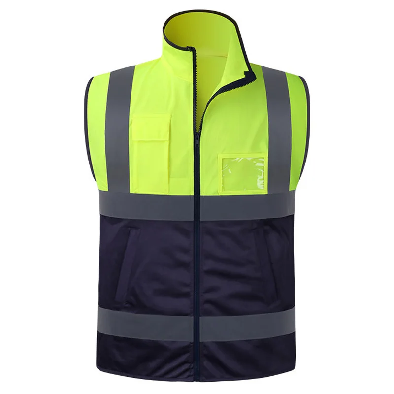 Men's Sleeveless Cycling Vest Outdoor Bike Bicycle Jerseys Running Hiking Sportswear Windproof Reflective Safety Jacket