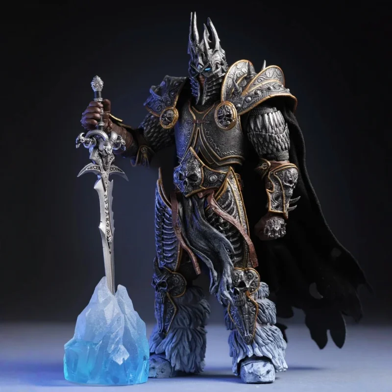 Titan Toys Warcraft Frost Knight Action Figure 1/12 Scale 6 Inches Full Set Cloth Model Game Role Simulation Soldier TT001