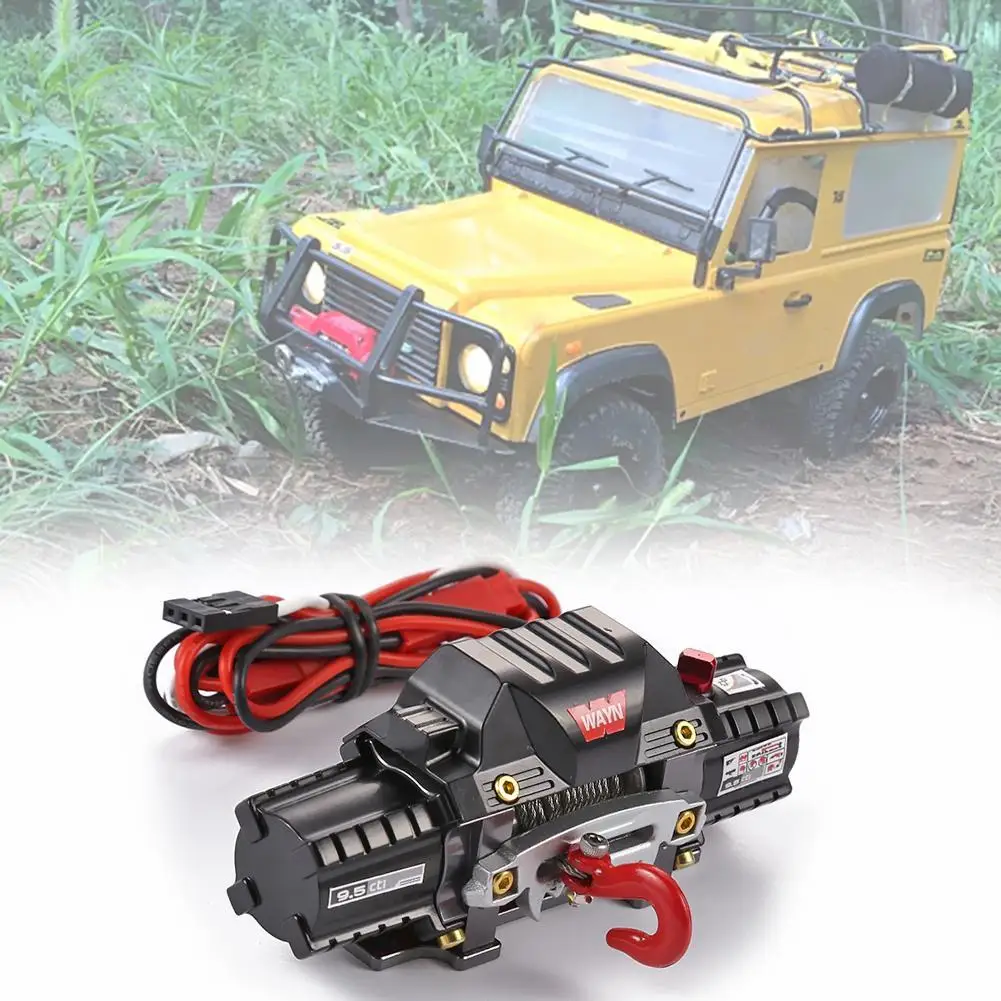 

Remote Control Wireless Winch 3 Way Controller Cable Switch for 1/8 RC Crawler