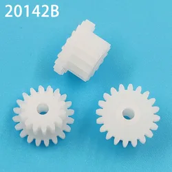 20142B 0.5M Gear 11mm Diameter POM Plastic 20 Teeth + 14 Teeth Double Layer Gears 2.05mm Hole Toy Parts 20+14T 10PCS/lot
