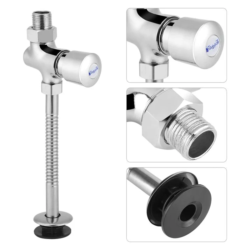 Sealing Installation Of Urinal Flushing Valve Explicit Installation Engineering Flushing Valve Manual Push Delay Valve Tool